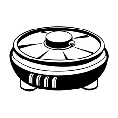 centrifuge icon, centrifuge silhouette vector illustration-simple silhouette illustration of centrifuge, perfect for centrifuge logos and icons