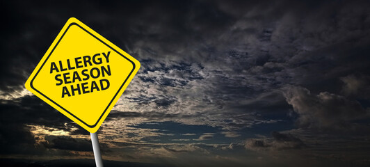 Caution Sign - Allergy Season Ahead, Pollen