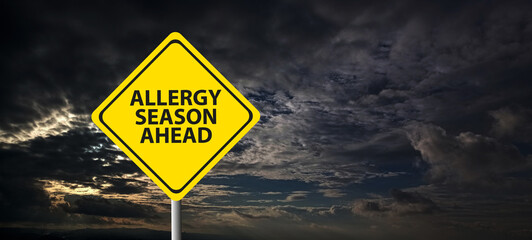 Caution Sign - Allergy Season Ahead, Pollen