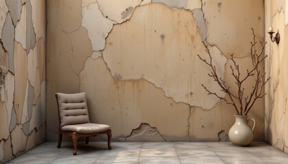 A limited color palette dominates, featuring muted tones and analogous harmonies. The overall effect is calming and serene, evoking a sense of quiet contemplation.