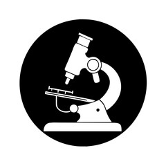 microscope icon, microscope silhouette vector illustration-simple silhouette illustration of microscope, perfect for microscope logos and icons