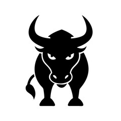 minotaur icon, minotaur silhouette vector illustration-simple silhouette illustration of minotaur, perfect for minotaur logos and icons