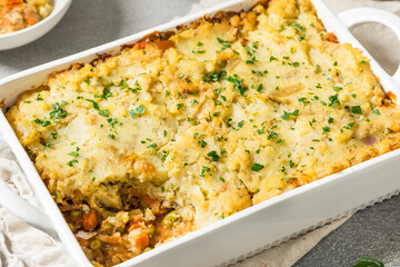 Homemade Irish Vegetarian Shepherds Pie