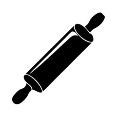 rolling pin icon, rolling pin silhouette vector illustration-simple silhouette illustration of rolling pin, perfect for rolling pin logos and icons