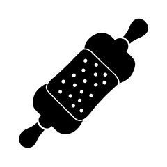 rolling pin icon, rolling pin silhouette vector illustration-simple silhouette illustration of rolling pin, perfect for rolling pin logos and icons