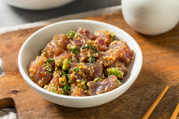 Organic Marinated Hawaiian Poke Tuna