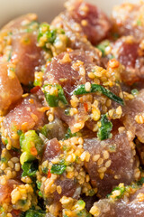 Organic Marinated Hawaiian Poke Tuna