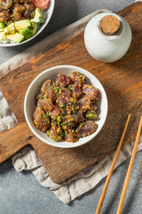 Organic Marinated Hawaiian Poke Tuna