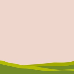 Obraz premium 언덕에서 바라본 일몰 배경