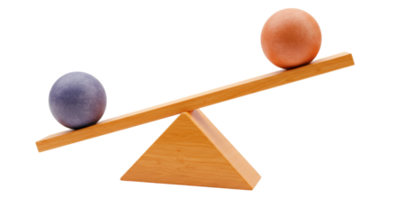 Isolated Seesaw Balance