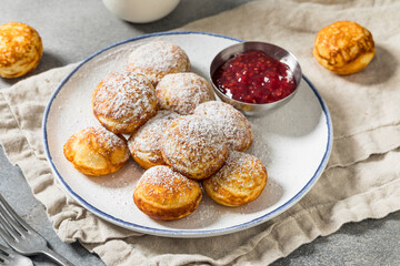 Sweet Homemade Danish Aebleskiver Pancake Balls