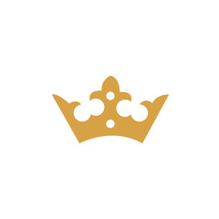 Premium vector Crown Icon logo 