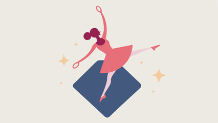 Price Tag Ballerina A graceful price tag dressed like a ballet dancer exeing a pirouette on tiptoes adorned with glimmering stars that emphasize the special sale.