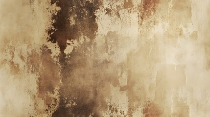 Obraz premium A textured backdrop of aged, mottled brown and beige tones.