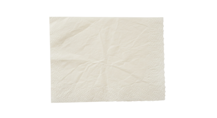 Isolated White Tissue Paper