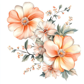 floral background with flowers