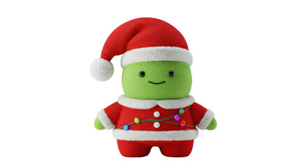 Isolated Christmas Cartoon Character