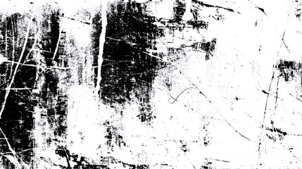 Abstract black and white textured background with rough, distressed look. A grunge effect creates an interesting visual pattern.