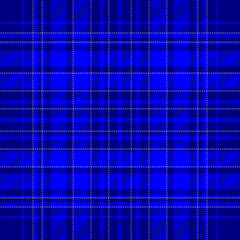 blue and white Scottish tartan pattern