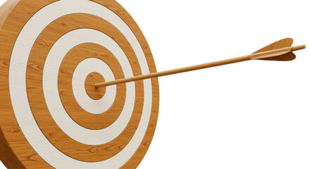 Isolated Target with Arrow