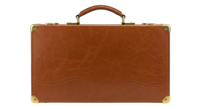 Isolated Brown Briefcase