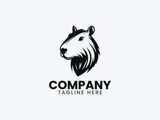 Capybara Vector Logo Design