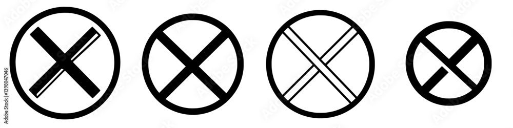 Poster vector hand draw of various intersecting circle designs showcasing unique patterns and shapes in a c