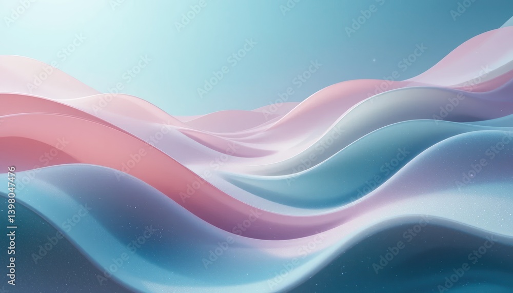 Poster fluid motion waves abstract art display digital illustration calm atmosphere aerial view serenity an