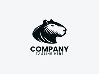 Capybara Vector Logo Design