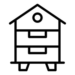 beehive icon line