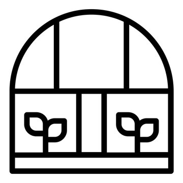 recommend clip art: greenhouse icon line