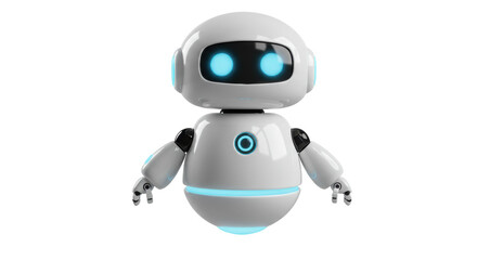 Isolated Cute Robot
