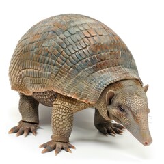 Fototapeta premium Armored mammal with protective shell