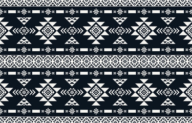 Fototapeta premium black and white seamless pattern
