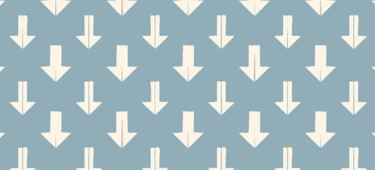 Fototapeta premium seamless arrows pattern. arrow down icon pattrent.
