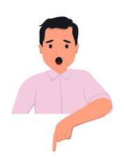 man gesture vector