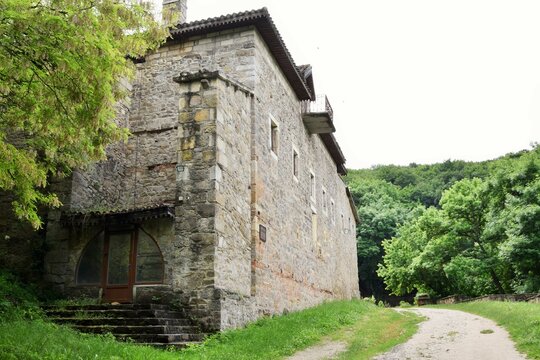 Ancient Armenian monastery Surb Khach in Stary Krym, Crimea