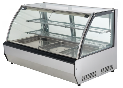 Heated Display Case isolated on a transparent background.