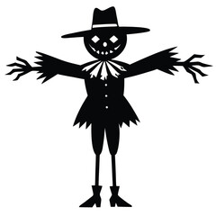 Fototapeta premium silhouette of a witch