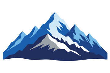 Fototapeta premium himalayan mountains vector art illustration 