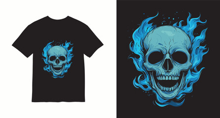 Graffiti skull graphic vector t-shirt design