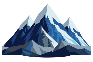 Fototapeta premium himalayan mountains vector art illustration 