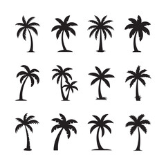 Tropical Palm Tree Art for Eco-friendly and Nature Projects