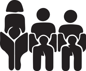 vector silhouette of a man