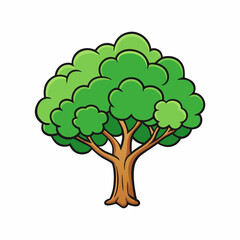 green tree vector