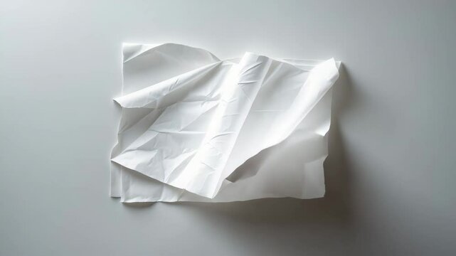 Texture of paper. Creases in paper sheets.