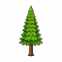 green christmas tree