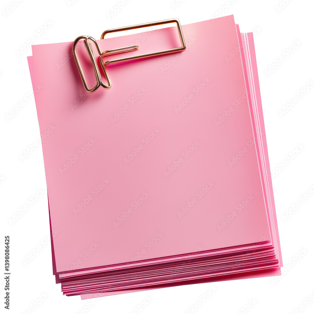 Poster a stylish pink clipboard featuring a clean surface perfect for holding notes and documents in a cont