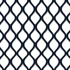 Fototapeta premium Abstract Geometric Mesh: A close-up perspective on a meticulously crafted geometric mesh, rendered in a sophisticated palette.