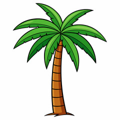 palm tree vector illustration